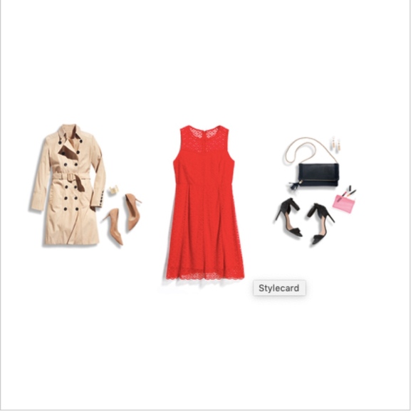 NWT Stitch Fix Red Lace Dress - Picture 2 of 7